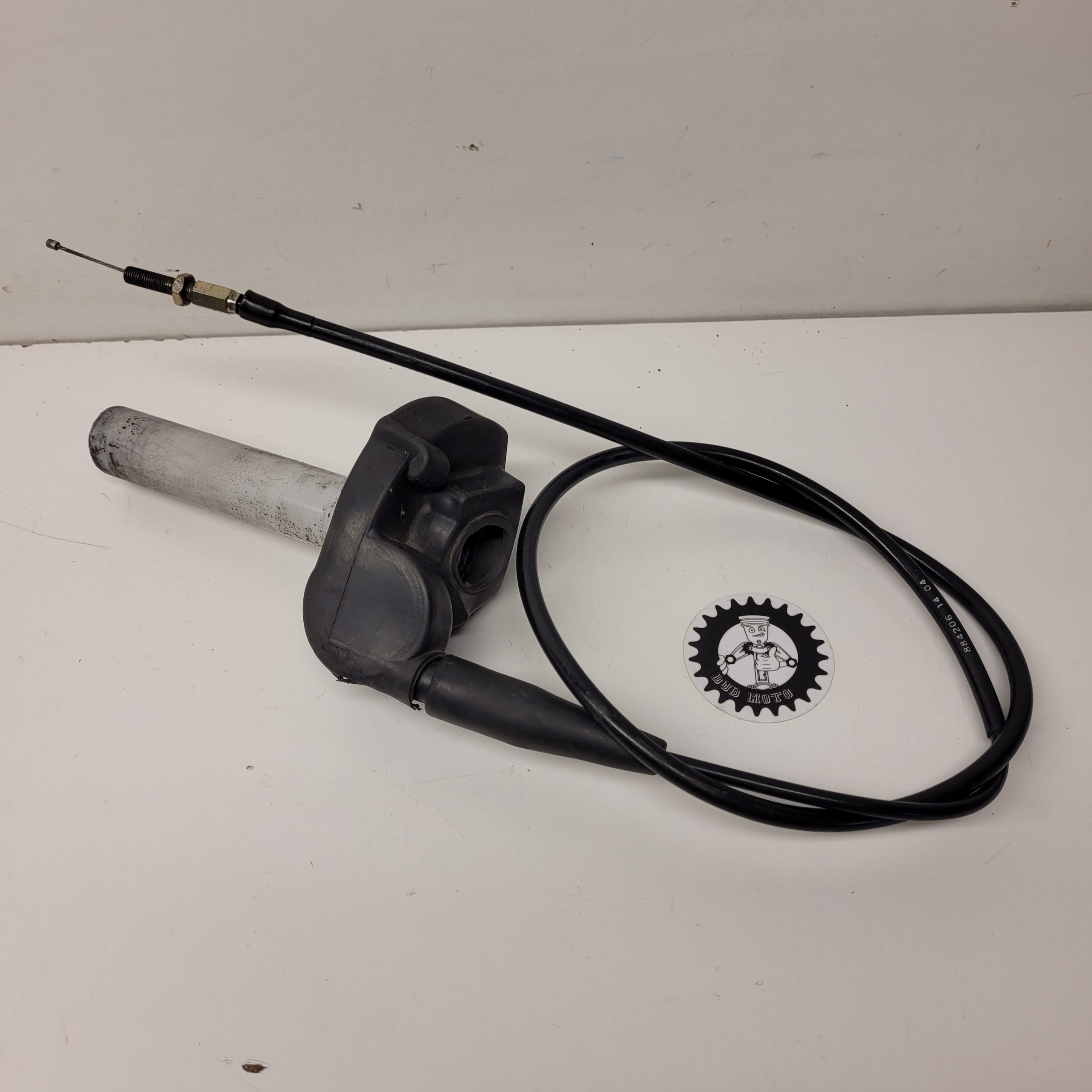 Poignée D'accélérateur Aluminium Anodisé Noir Pour Yamaha YZ 50 100 125 250 - 50 Caliber Racing