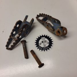 cales pieds suzuki 125 rm 1989