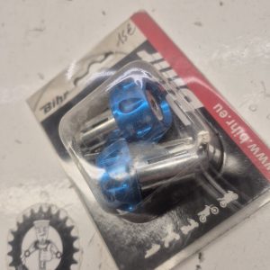 embout guidon bleu 18mm neuf